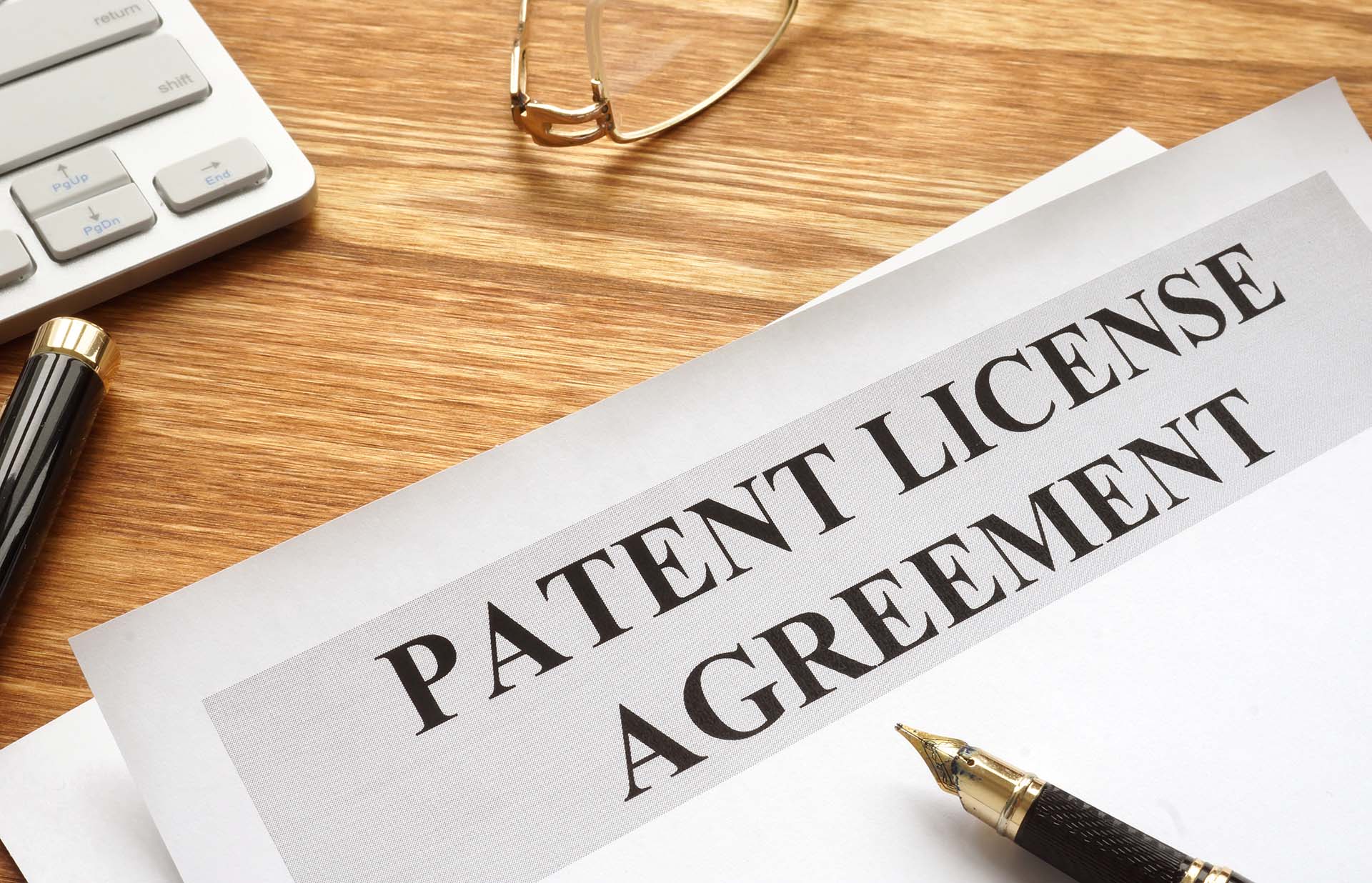 licensing a patent